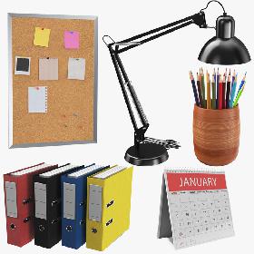 3D model Office Supplies Collection